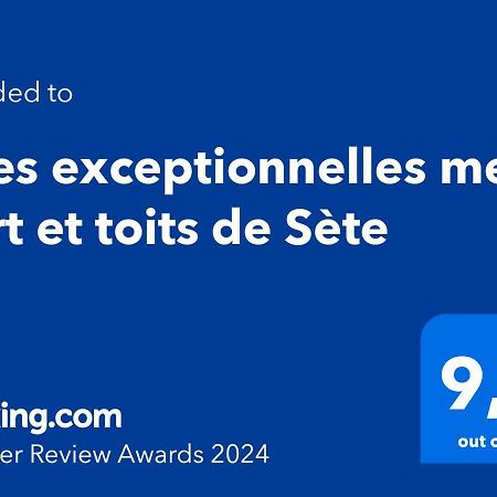 Vues Exceptionnelles Mer, Port Et Toits De Sète Buitenkant foto