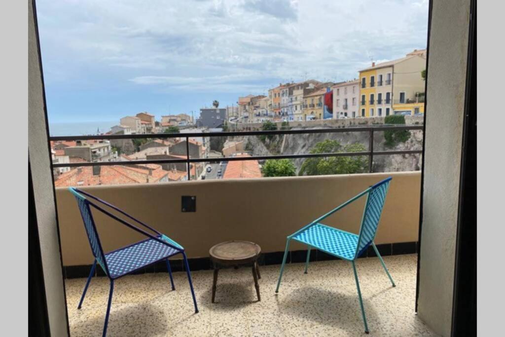Vues Exceptionnelles Mer, Port Et Toits De Sète Buitenkant foto
