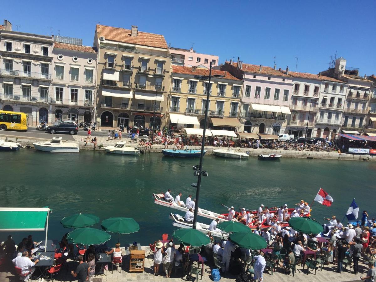 Vues Exceptionnelles Mer, Port Et Toits De Sète Buitenkant foto